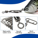 Swivels in size 4# (28lb) for heavy tackle selection